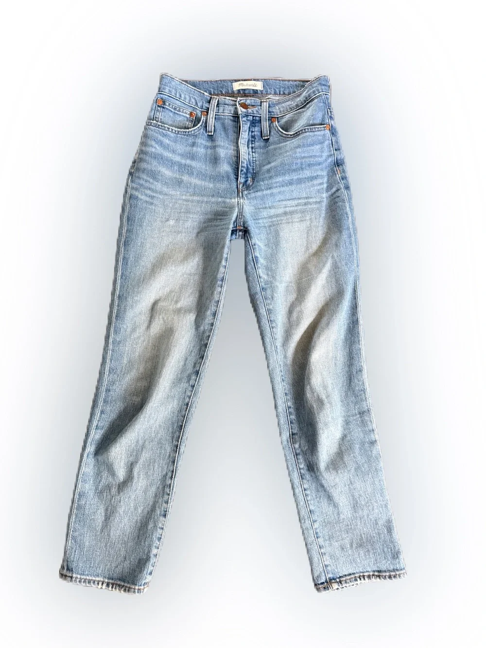 Madewell Women’s Classic Straight Jean Medium Wash. size 24